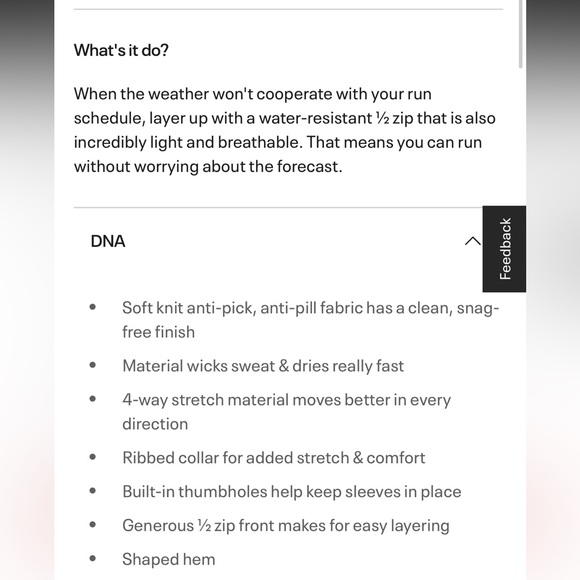 Women's UA Qualifier Run 2.0 ½ Zip Under Black Armour size Medium - Picture 9 of 10